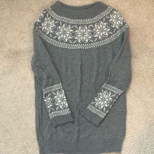 Talbots snowflake sweater